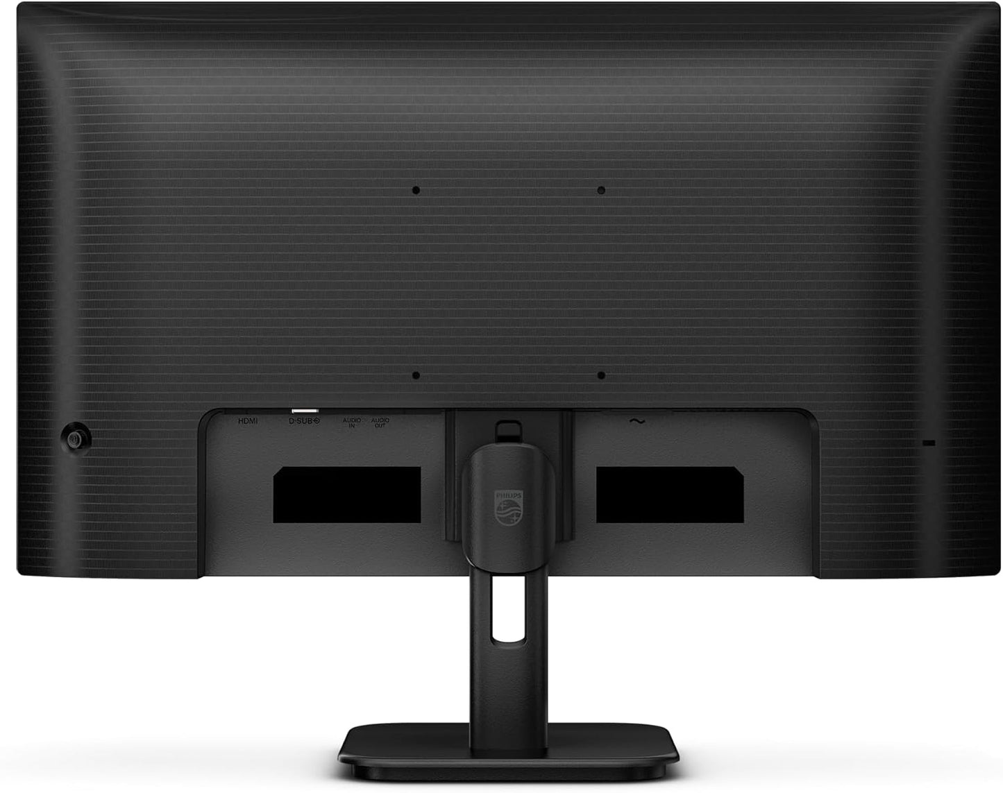 Philips 24E1N1100A - 24 Inch Full HD Monitor, Built-in Speaker, 1 ms Response Time (1920 x 1080, 100 Hz, VGA, HDMI 1.4) Black