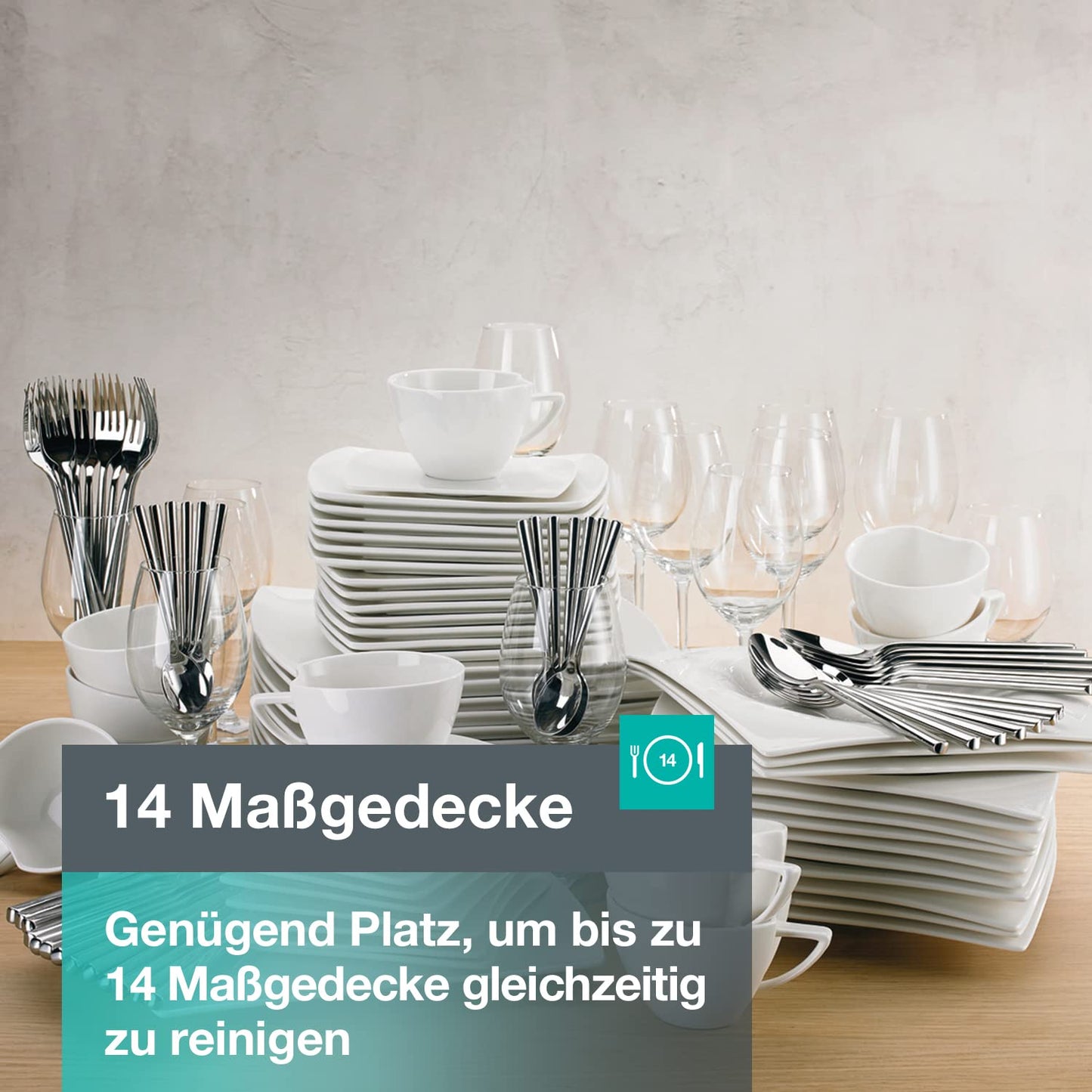 Gorenje GS643C90W Dishwasher/Freestanding/60 Width/16 Place Settings/6 Programmes/TotalDry/Total AquaStop/MultiClack/FlexUse/Intensive Programme/Crystal Glass/Energy Efficiency: C/Dimensions (H x W x