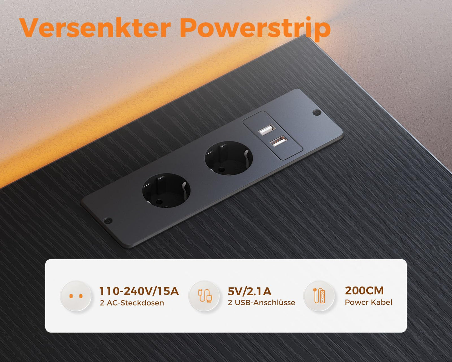 Coleshome Gaming Table L Shape with LED and Sockets, 120 x 80 cm Corner Desk with Shelf, Reversible Desk, L Shape, Black with Monitor Stand, Corner Table for Office, Study