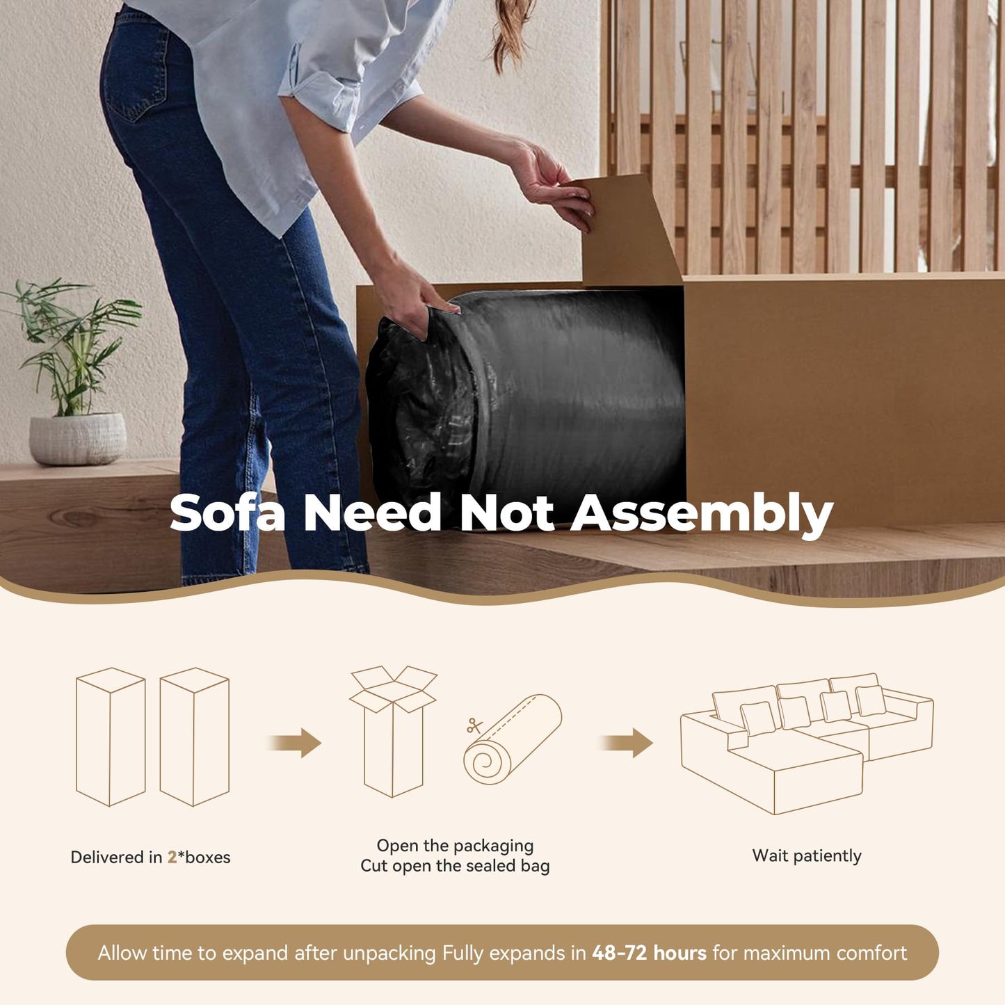 Hawthyhome Modular Cloud Sofa