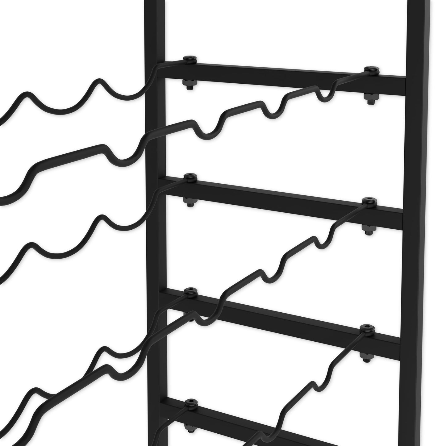 Lenmar, Metal Wine Rack for Bottles, 7-30 Bottles, Wine, Bottle Rack, Cellar Rack, Shelves, Bottle Holder, Robust Wine Storage (LOFT 2-30)