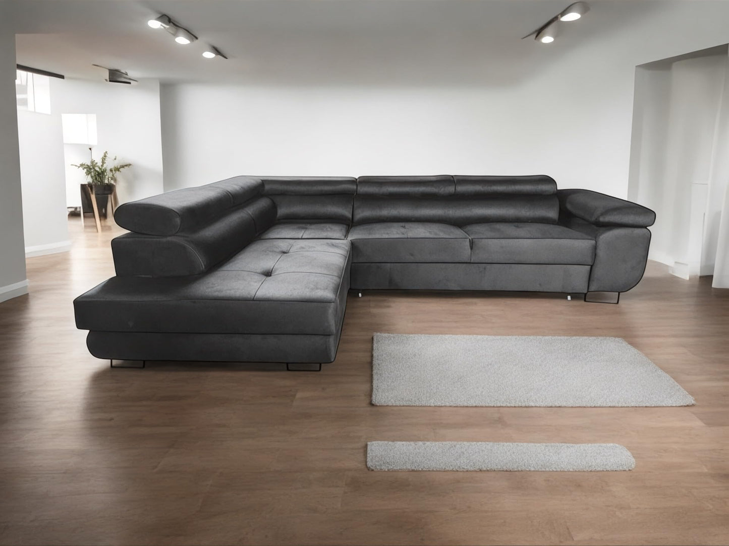COMFORTINO FURNITURE Pasti L-Shaped Corner Sofa with Sleep Function