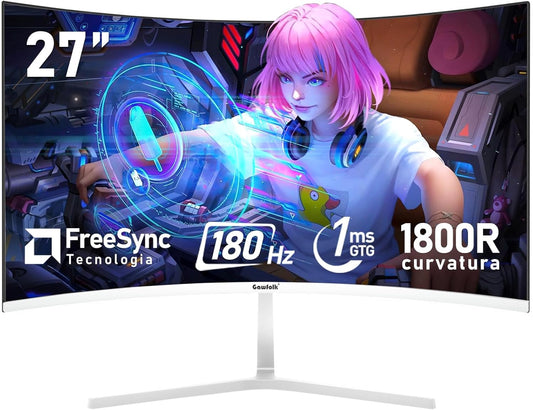 Gawfolk PC Monitor 32 Zoll UHD 4K 60Hz, Ultraklar (3840×2160p) Computer Bildschirm mit FreeSync, HDMI, DisplayPort, 178° Betrachtungswinkel, Unterstützt VESA100*100mm