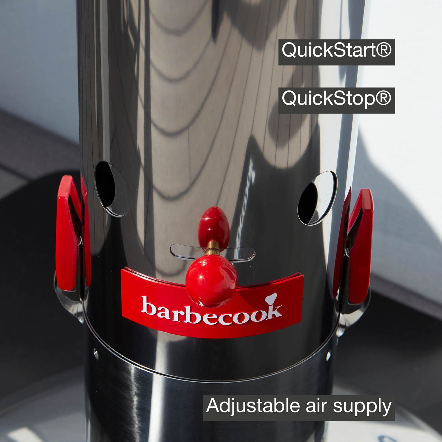 barbecook® Loewy 40 41.1 x 41.1 x 75.5 cm black charcoal BBQ