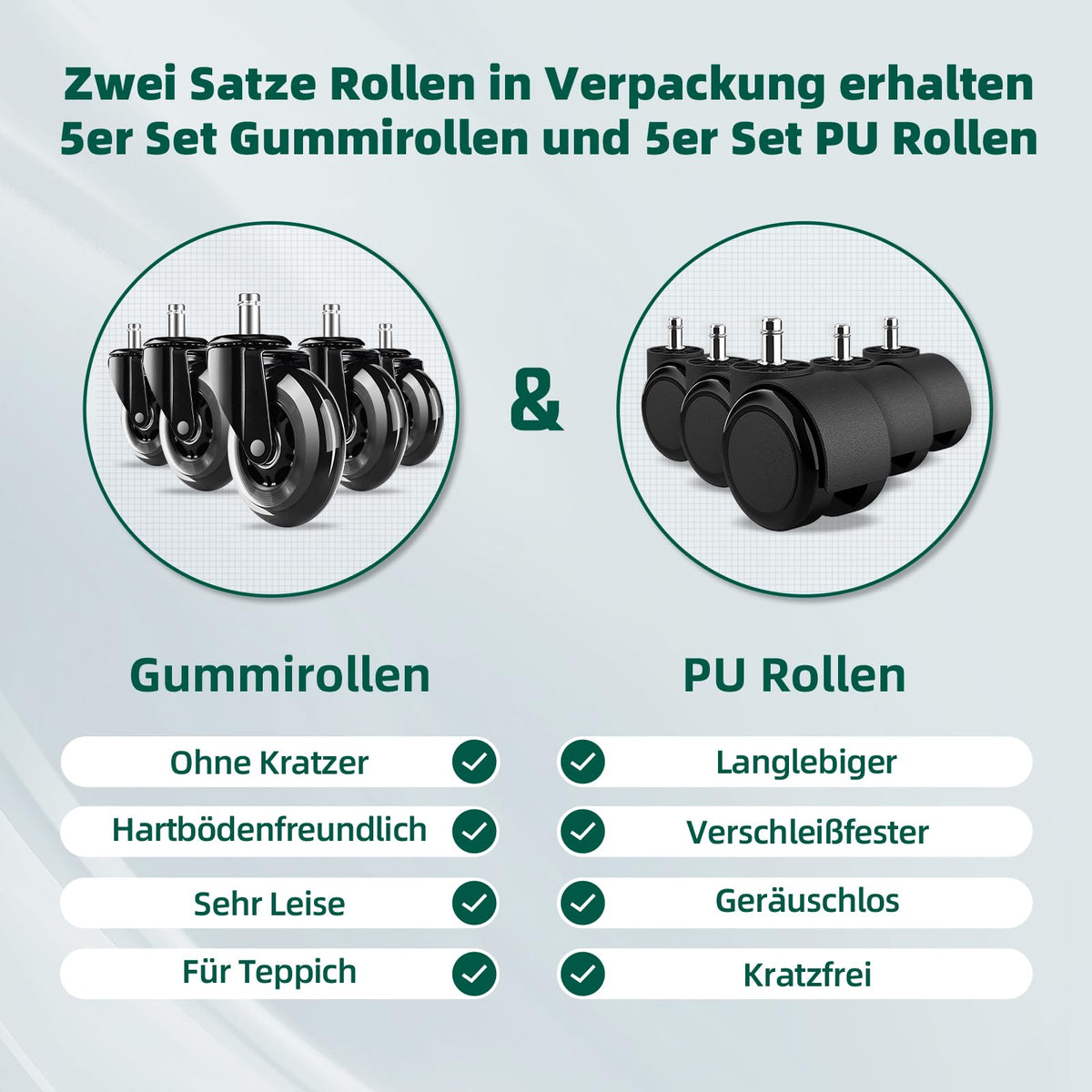 Ergonomic Office Chair with Adjustable Lumbar Support, Armrests and Headrest, Swivel Office Chair 150 kg, Desk Chair, Executive Chair, Rocker Function up to 135°