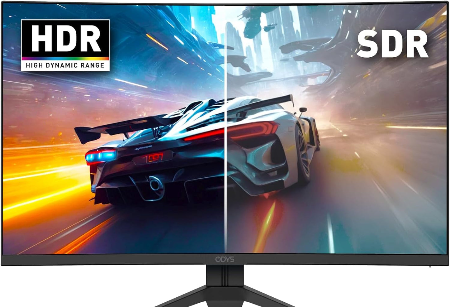 ODYS i27-Q-180-27 Inch Gaming Monitor (69 cm Screen, WQHD, 2,560 x 1,440 Pixels, 180 Hz, 1ms Response Time (MPRT), Fast IPS Panel, 120% sRGB, FreeSync, 2x HDMI, 2x Display Port)