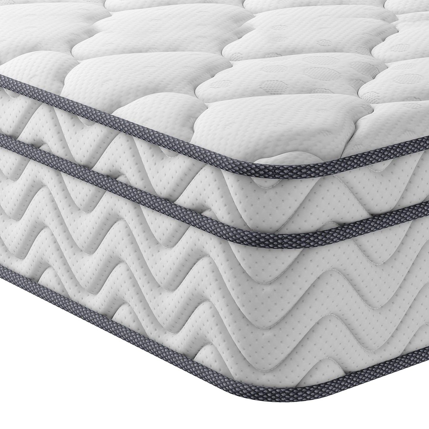 Vesgantti Matratze 180x200 höhe 22cm H3 7-Zonen Taschenfederkernmatratze Mittelfeste Orthopädischem Kaltschaummatratze Öko-Tex Zertifiziert Matratzen Klassik BoxTop