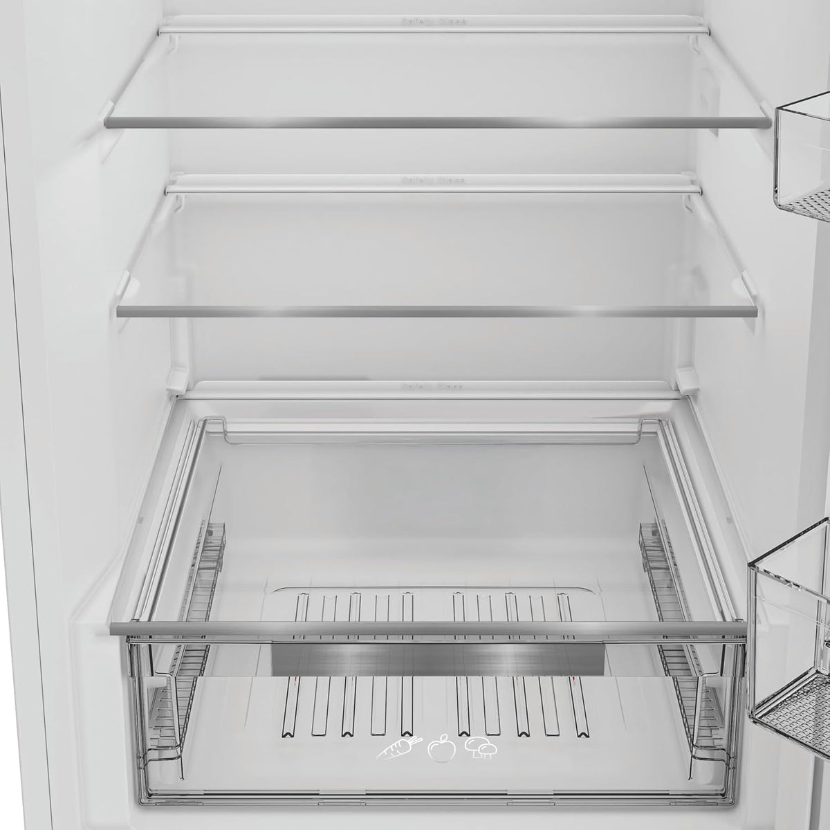 Bauknecht KGLR 185 IN Fridge/Freezer Combination / Total Net Capacity: 343 L / 223 L Cooling / 120 L Freezer / Energy Efficiency C / LessFrost / Quiet with 35 dB(A)