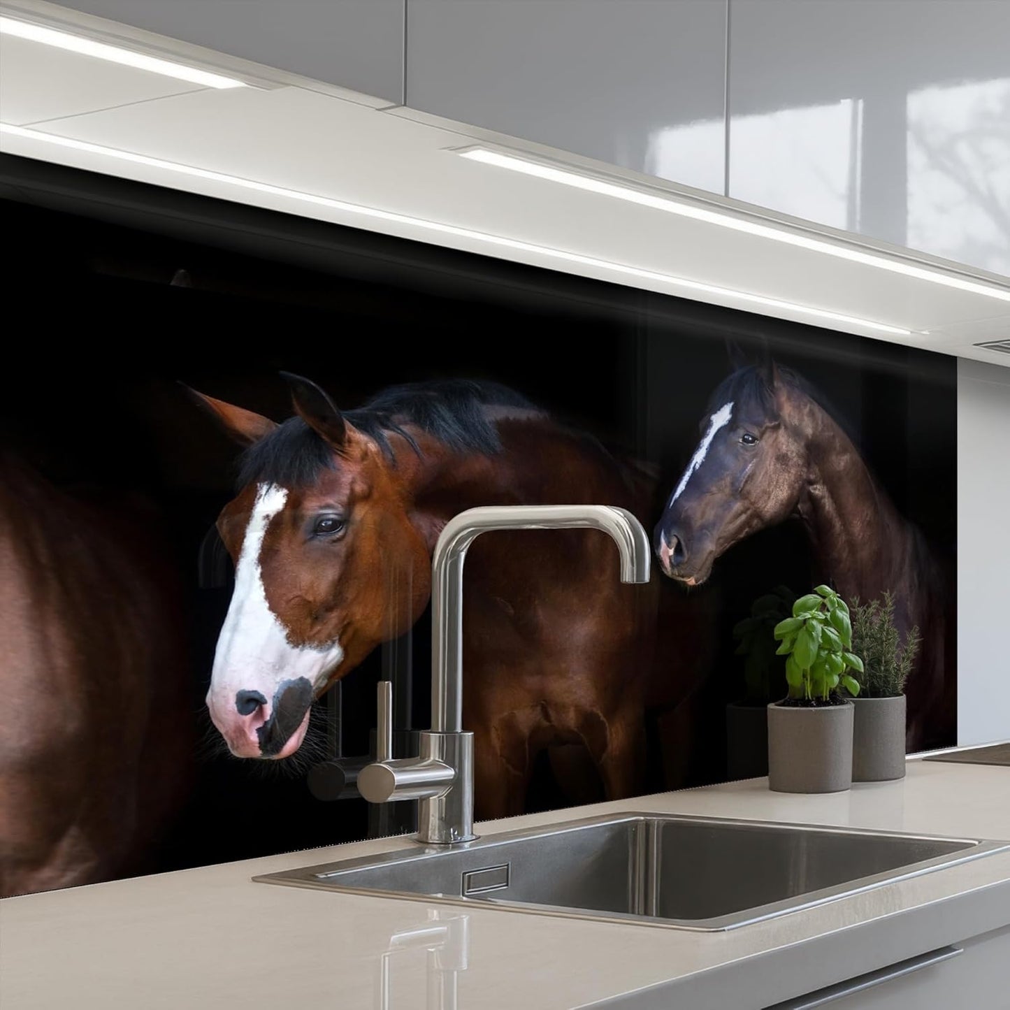 Back Wall Kitchen 60 x 80 cm Back Wall Protection Self-Adhesive Splash Guard Kitchen Back Wall Kitchen Front Kitchen Self-Adhesive Kitchen Back Walls Black - Marble - Gold - Nerf
