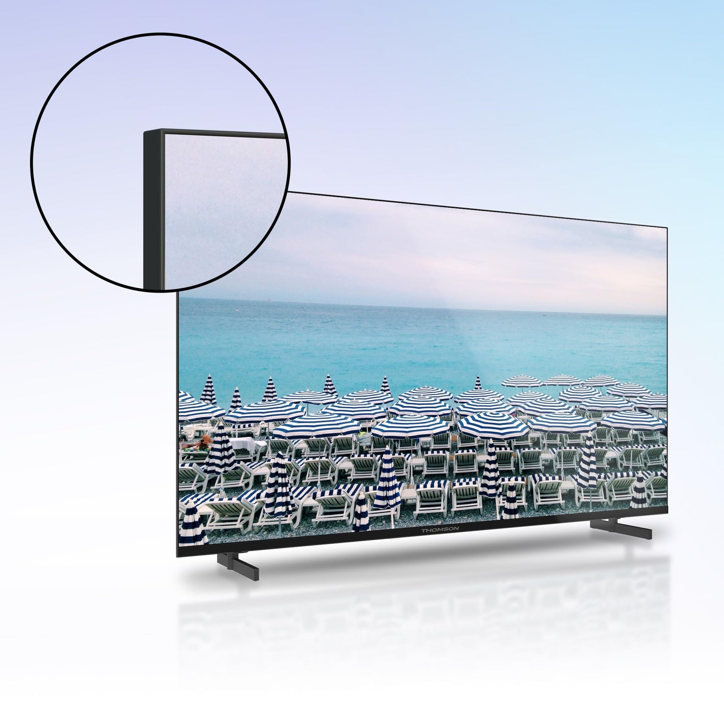 Thomson 24 Inch (60 cm) LED HD Easy TV - No Smart - Hotel Mode, USB, HDMI, Triple Tuner (Cable, Satellite, Antenna), AV IN, CI+, A+ Panel - 24HD2S13
