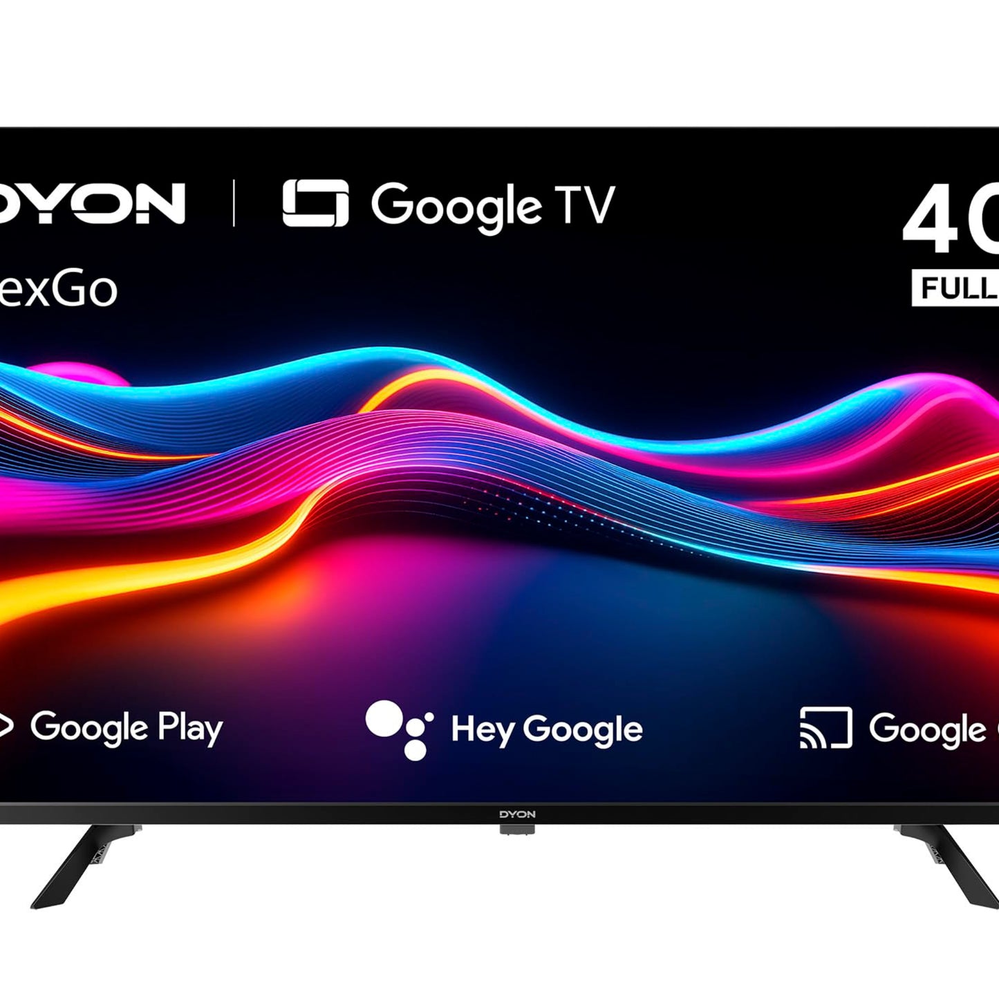 DYON iGoo-TV 50U-2 - 50 Inch (126 cm) 4K Ultra HD Smart TV with Google TV, HDR10, Triple Tuner (DVB-S2/C/T2), WiFi, Bluetooth, Google Assistant, Netflix, Prime Video, [2025 Model]