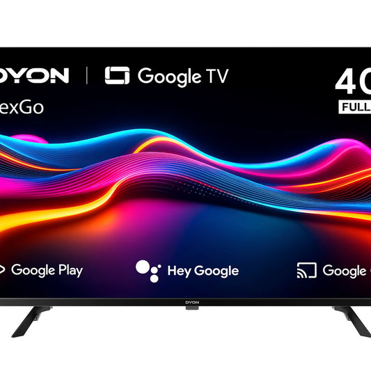 DYON iGoo-TV 50U-2 - 50 Inch (126 cm) 4K Ultra HD Smart TV with Google TV, HDR10, Triple Tuner (DVB-S2/C/T2), WiFi, Bluetooth, Google Assistant, Netflix, Prime Video, [2025 Model]