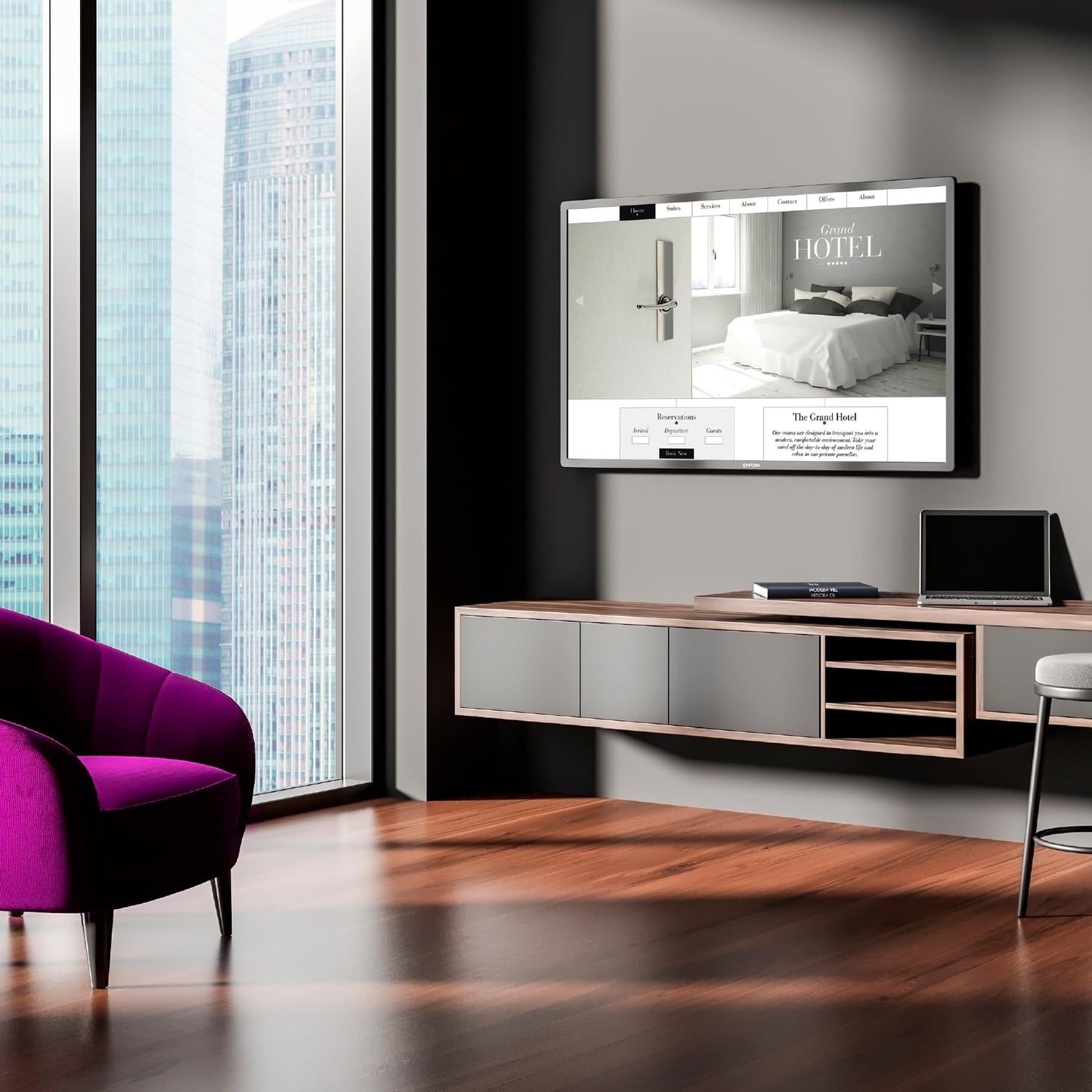 DYON Movie Smart 43 VX TV, 43 inches (108 cm), Full HD Smart TV, HD Triple Tuner (DVB-C/-S2/-T2), App Store, Prime Video, Netflix, YouTube, DAZN, Disney+ (Model 2023)