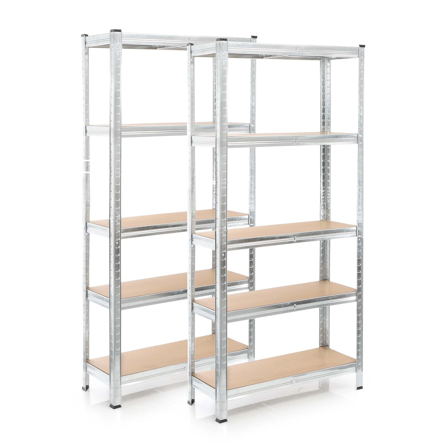 Wiltec Heavy Duty Shelving Unit 160 x 60 x 180 cm, 175 kg Shelf, Galvanised Steel, Load Shelving Unit with 4 Shelves, Workshop Shelving