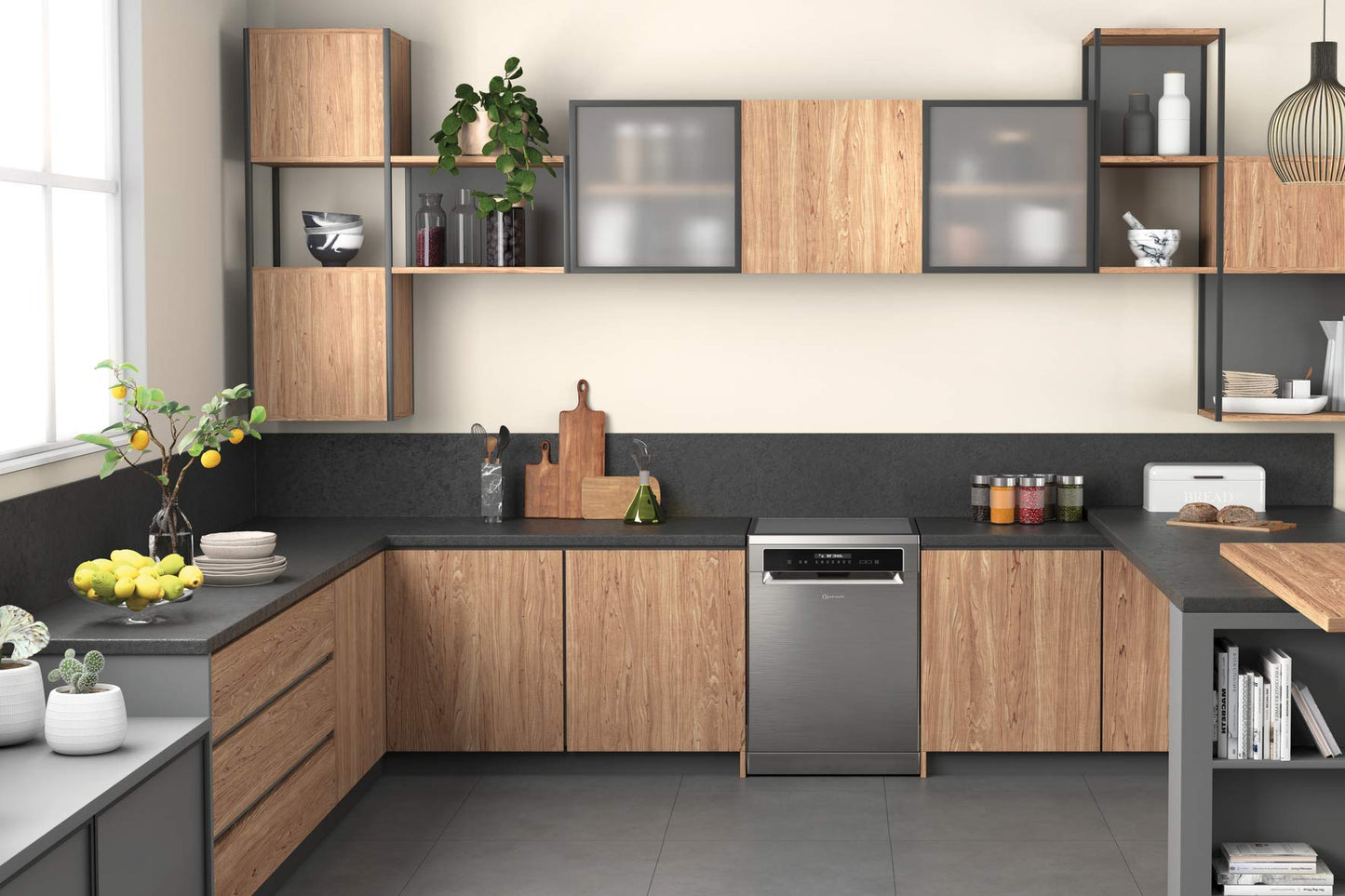 Bauknecht BFP 5O41 PLT X Freestanding Dishwasher 60 cm / 14 Place Settings / 10 Standard Programmes and 1 Sensor Program / PowerClean / ActiveDry / ProComfort Cutlery Drawer / Full Water Protection