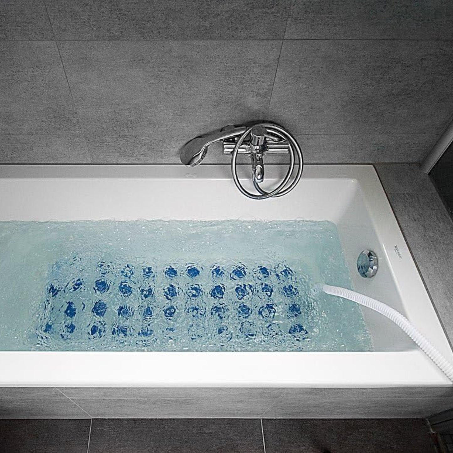 Newgen Medicals Sprudelmatte: Whirlpoolmatte für die Badewanne (Luftsprudelmatte, Sprudelmatte für Badewanne, Badewannenmatte Sprudel)