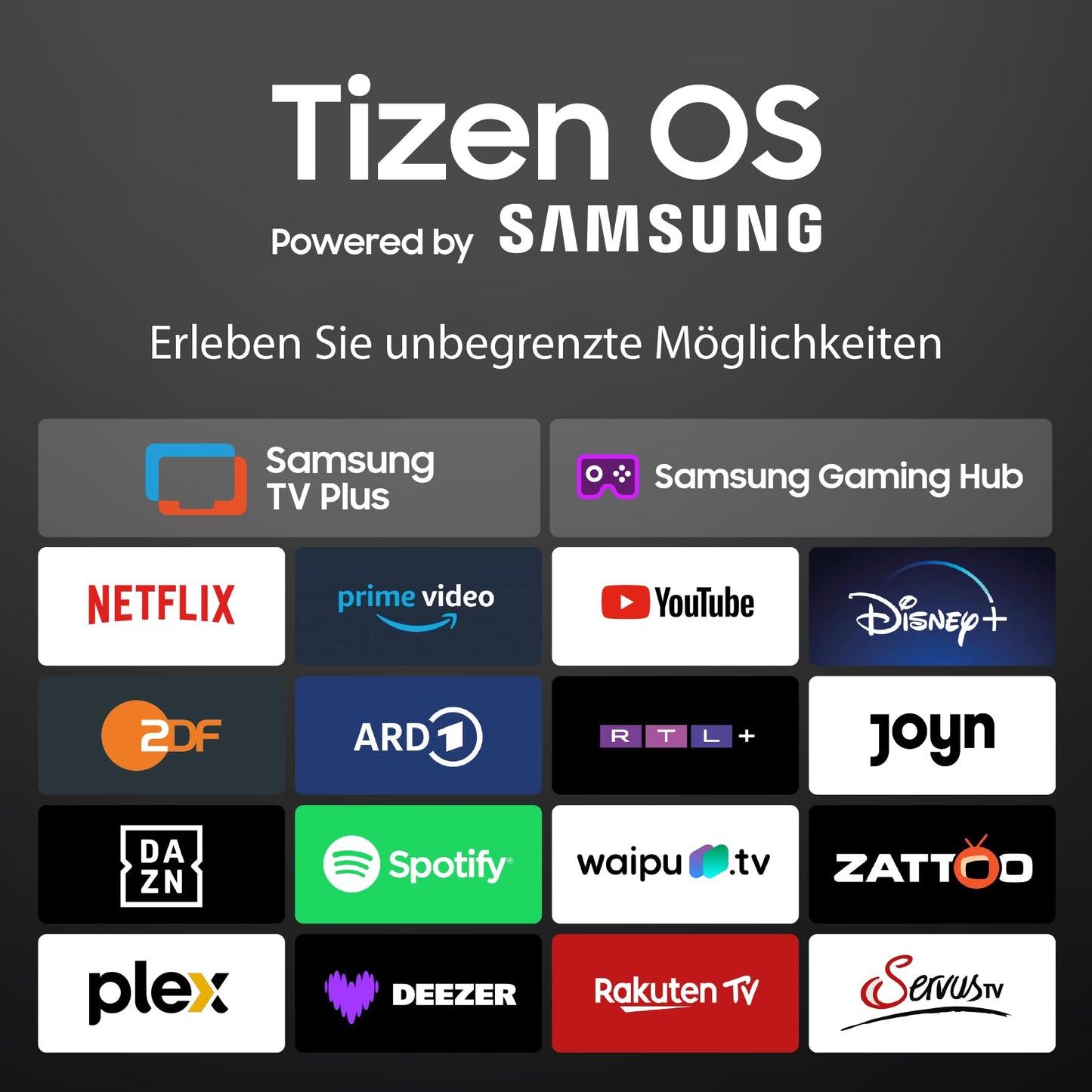 DYON ULTIMAX 43F-TI - 43 Inch (108 cm) Full HD Smart TV with Samsung Tizen OS, Triple Tuner (DVB-C/-S2/-T2), Samsung Smart & Gaming Hub, Prime Video, Netflix, Disney+ [2025]