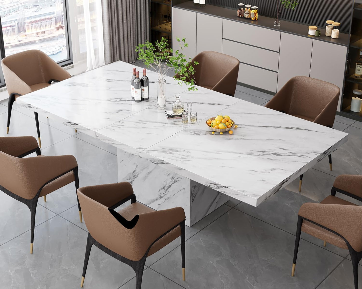 HSH Modern Black Dining Table1