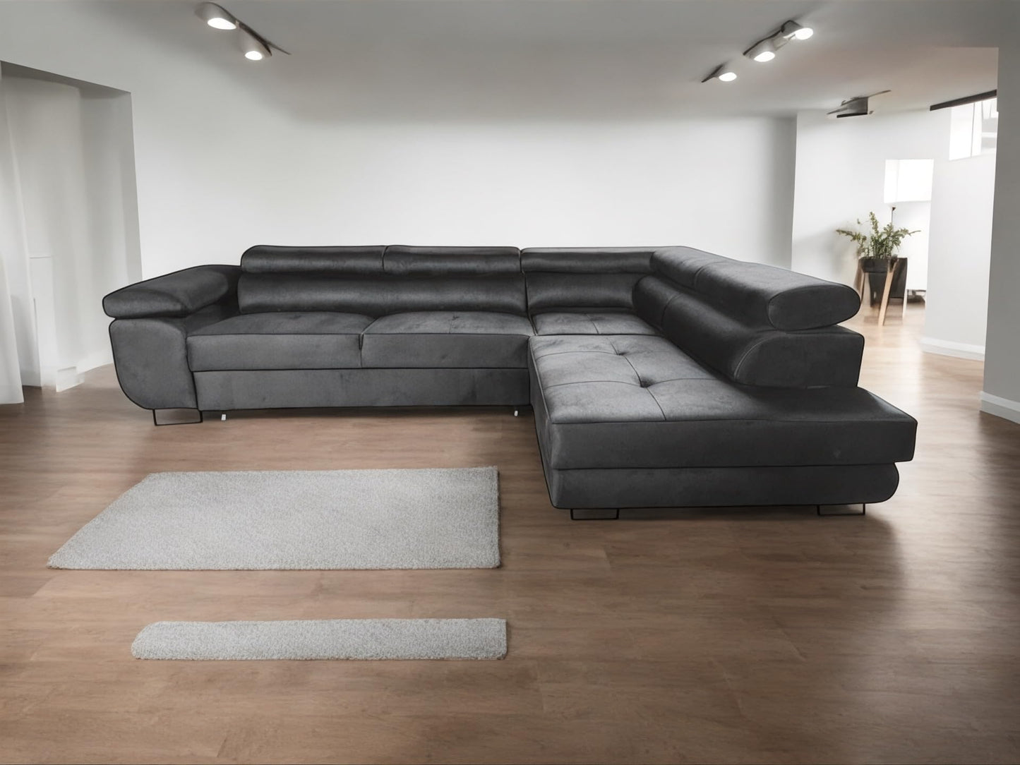 COMFORTINO FURNITURE Pasti L-Shaped Corner Sofa with Sleep Function