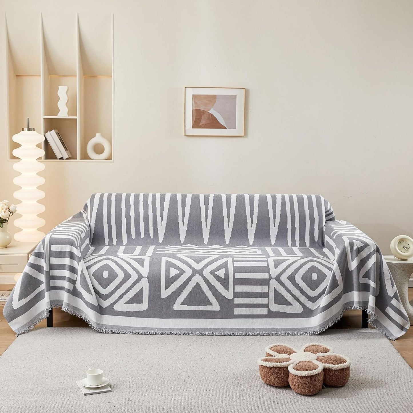 SHANNA Sofa Überwurfdecke 1/2/3/4 Sitzer