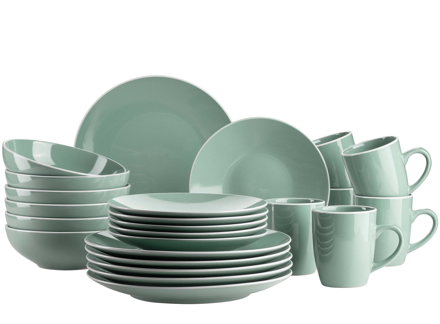 Mäser Elissa Series Modern Tableware Set for 6 People