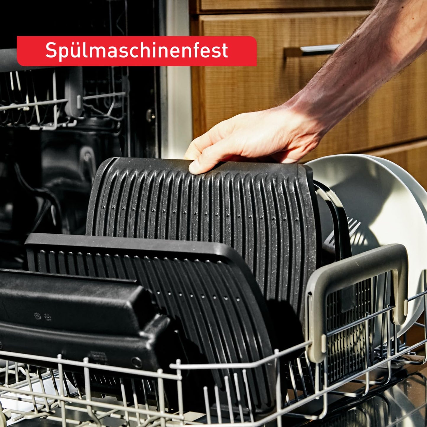 Tefal OptiGrill Elite XL Kontaktgrill, 16 Programme, Digitales Display mit Garstufenanzeige, abnehmbare XL-Platten, Grillboost-Funktion, intuitive Bedienung, Elektrogrill, Edelstahl, GC760D12