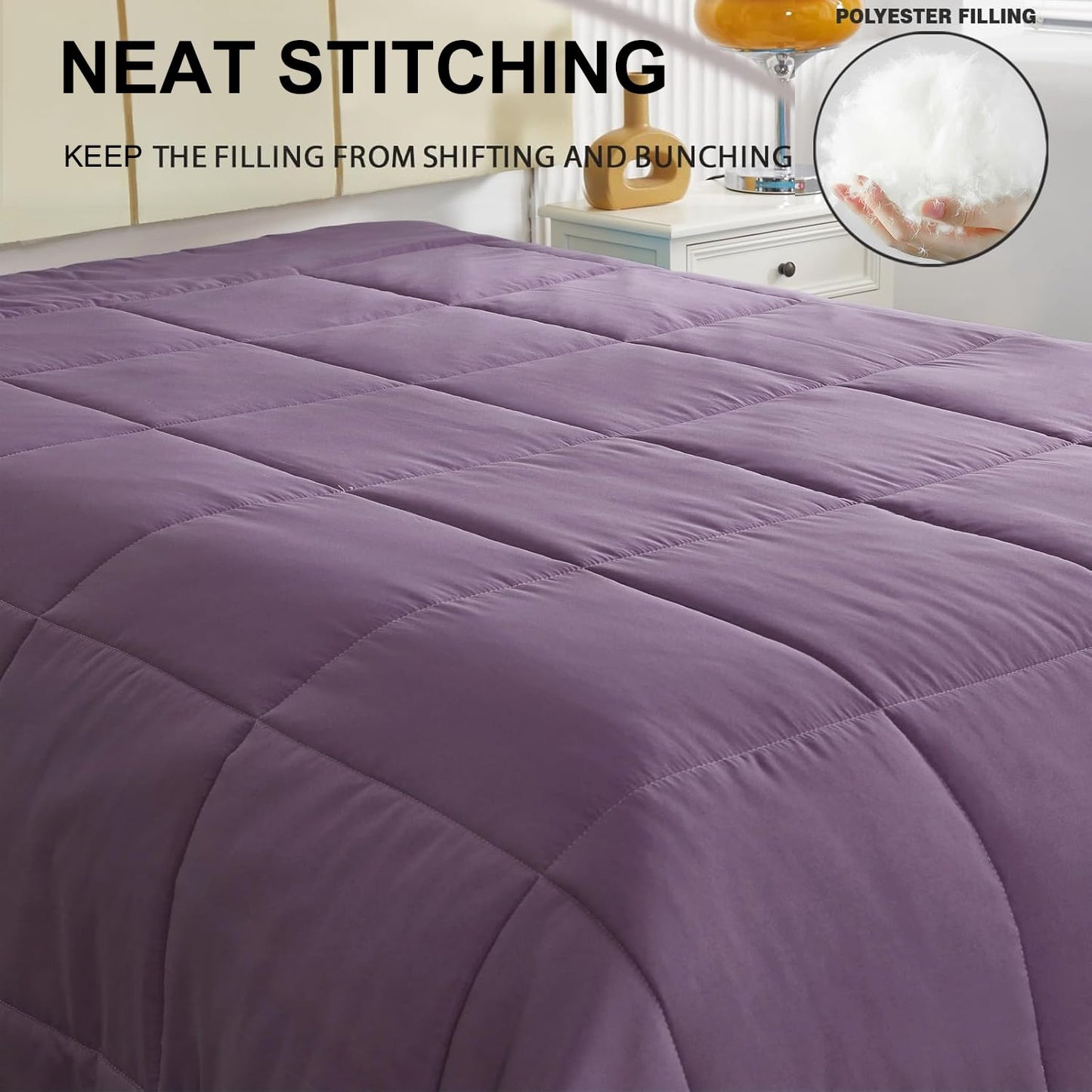 Exclusivo Mezcla 4-Season Duvet 155 x 220 cm, Warm and Light Sleeping Blanket without Cover, Turquoise/Aqua