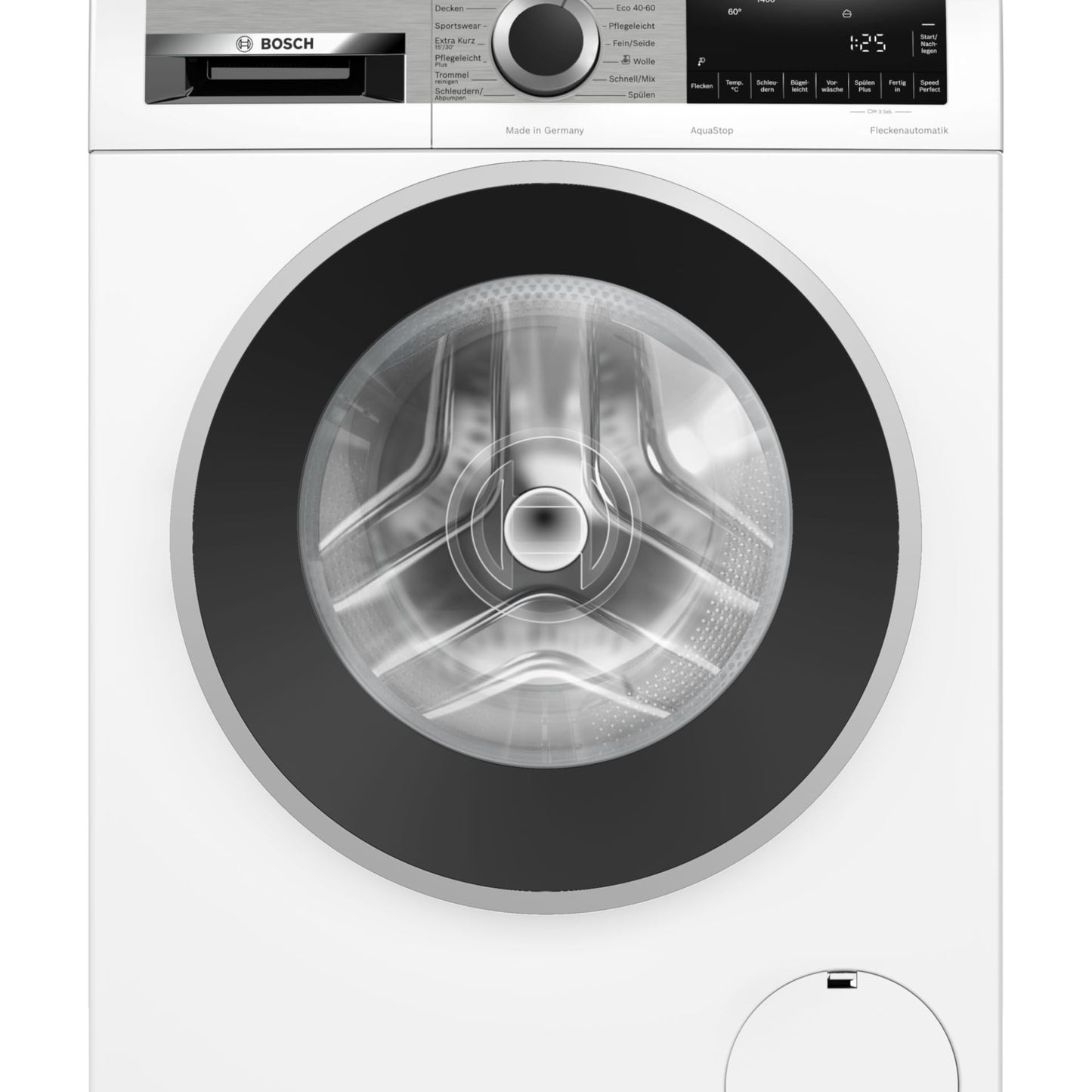 Bosch WUU28T70 Series 6, Washing Machine 8 kg, 1400 rpm, Undermountable, Quick Wash with SpeedPerfect, Refill Function, Hygiene Plus, Vario Drum, Quiet Thanks to EcoSilence Drive, LED Display, White