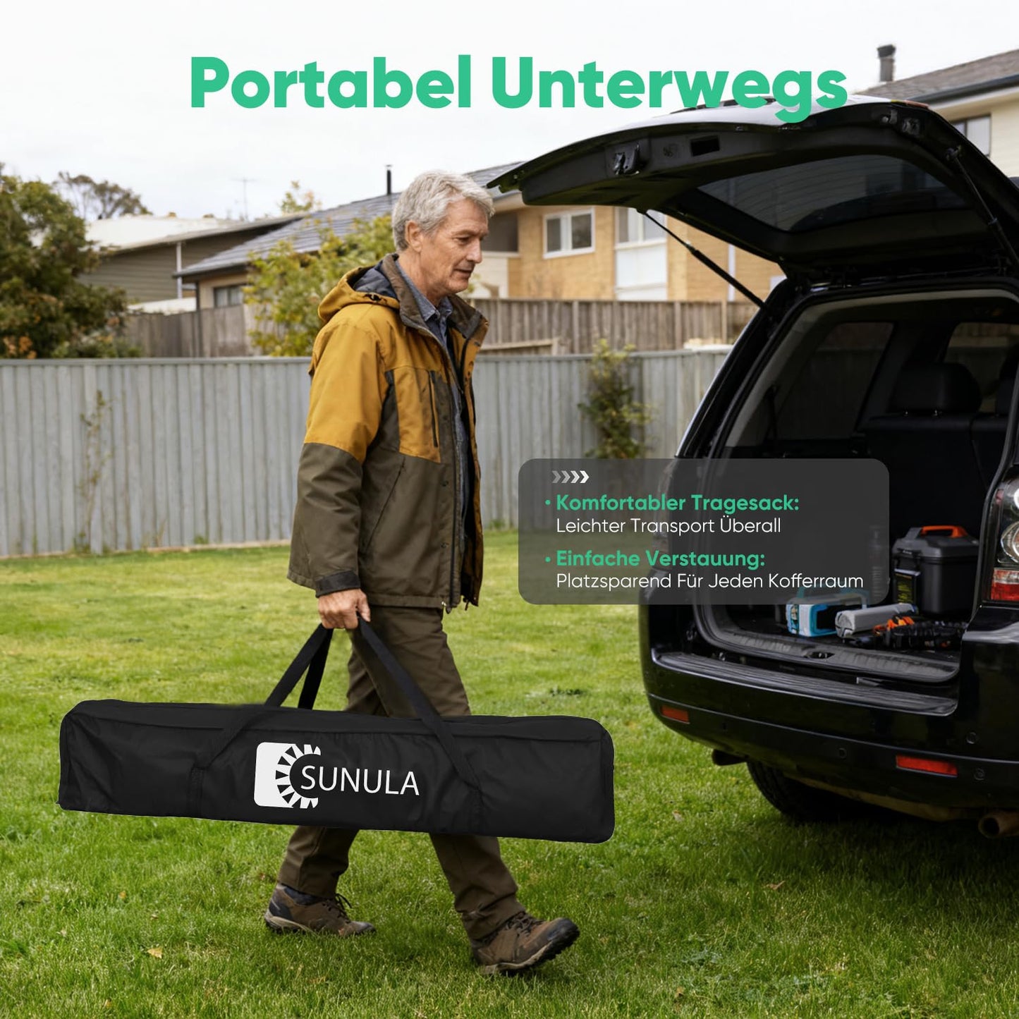 Gazebo 3 x 3 Waterproof Stable Winterproof with 4 Side Walls, Folding Gazebo 3 x 3 m with Thickened Tubes, Party Tent, Garden Gazebo, Folding Tent for Camping, Festival, Party (Grey)