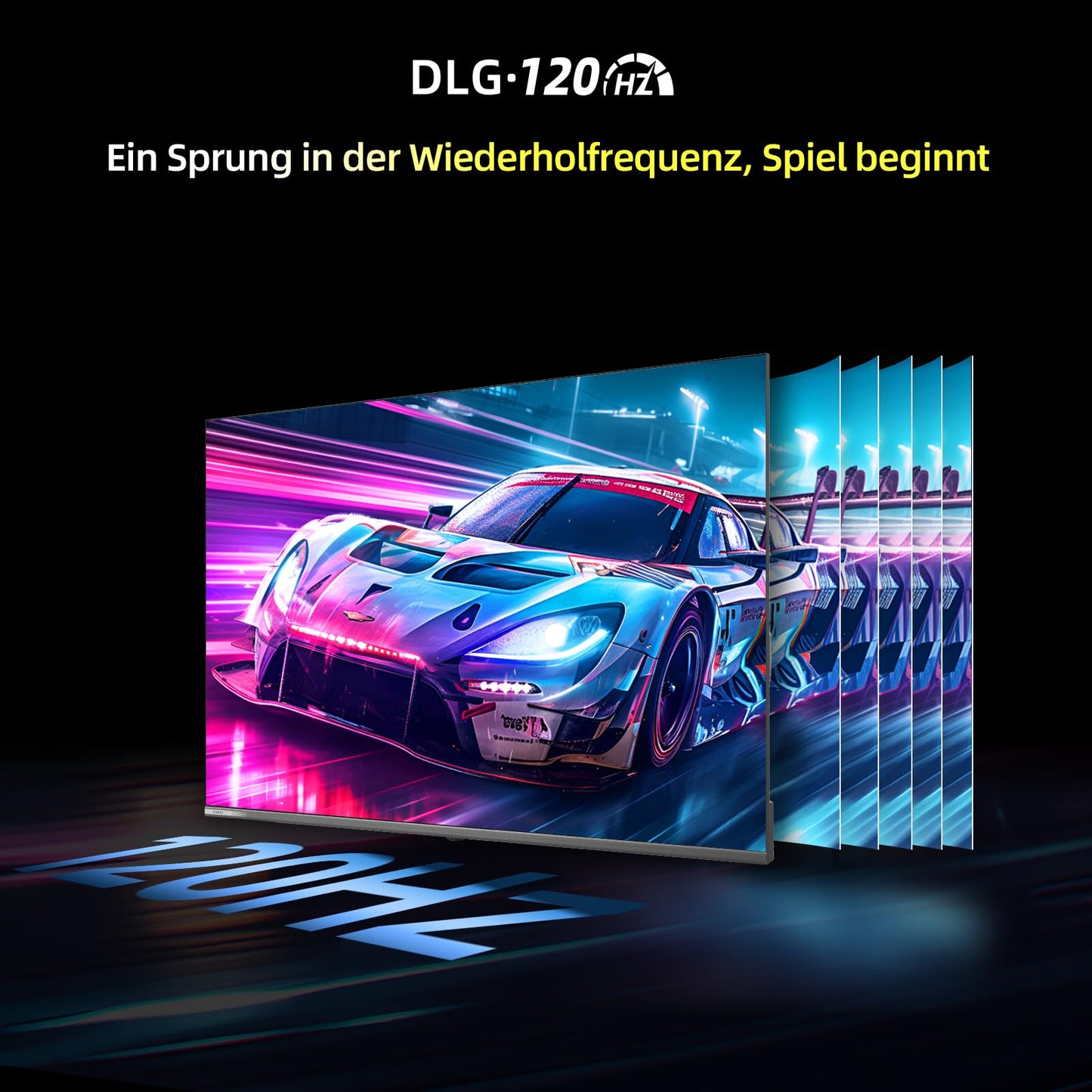 CHIQ L40FT 40 Zoll, Full HD, (100 cm) Smart Fernseher, HDR10, Dolby Audio & DBX-tv, Triple Tuner DVB-C/T2/S2, Integrierter Chromecast, Metall Randlos Design