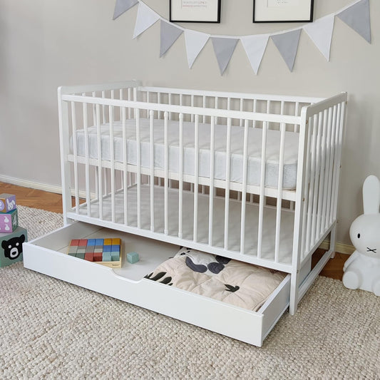 Kids Collective Baby Bed with Drawer