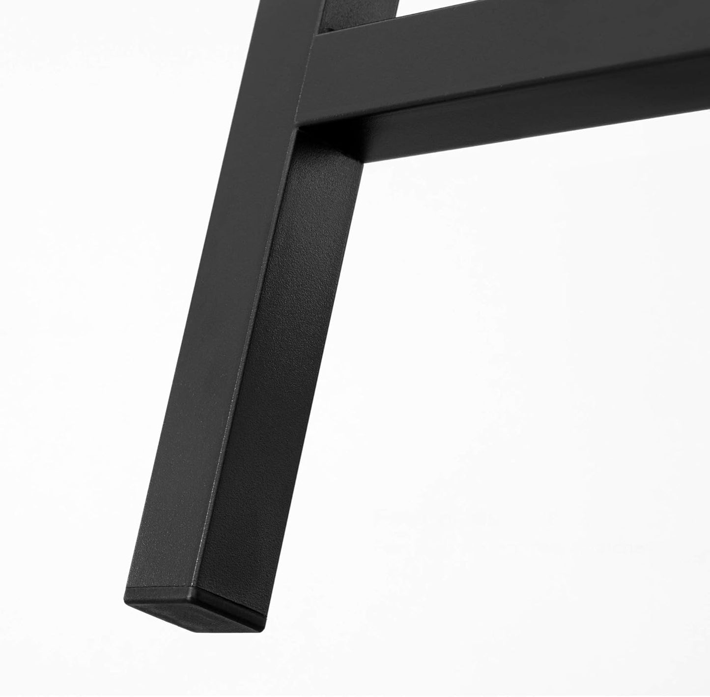 VASAGLE Dining Table Kitchen Table 70 x 110 x 77 cm Dining Room Table for 4 People Table Living Room Desk for Dining Room Kitchen Industrial Design Vintage Brown Matte Black KDT081B01