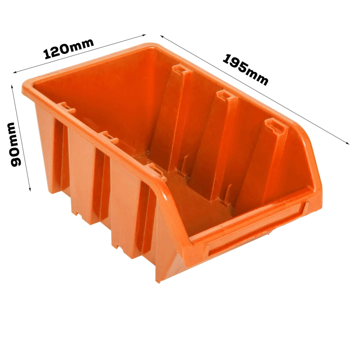 Storage System Wall Shelf 1152 x 390 mm | Pack of 55 | Stacking Boxes Storage Boxes | Extra Strong Wall Plates | Shelf Expandable | Workshop Shelf Storage Shelf Workshop Wall Shelf Boltless Shelf