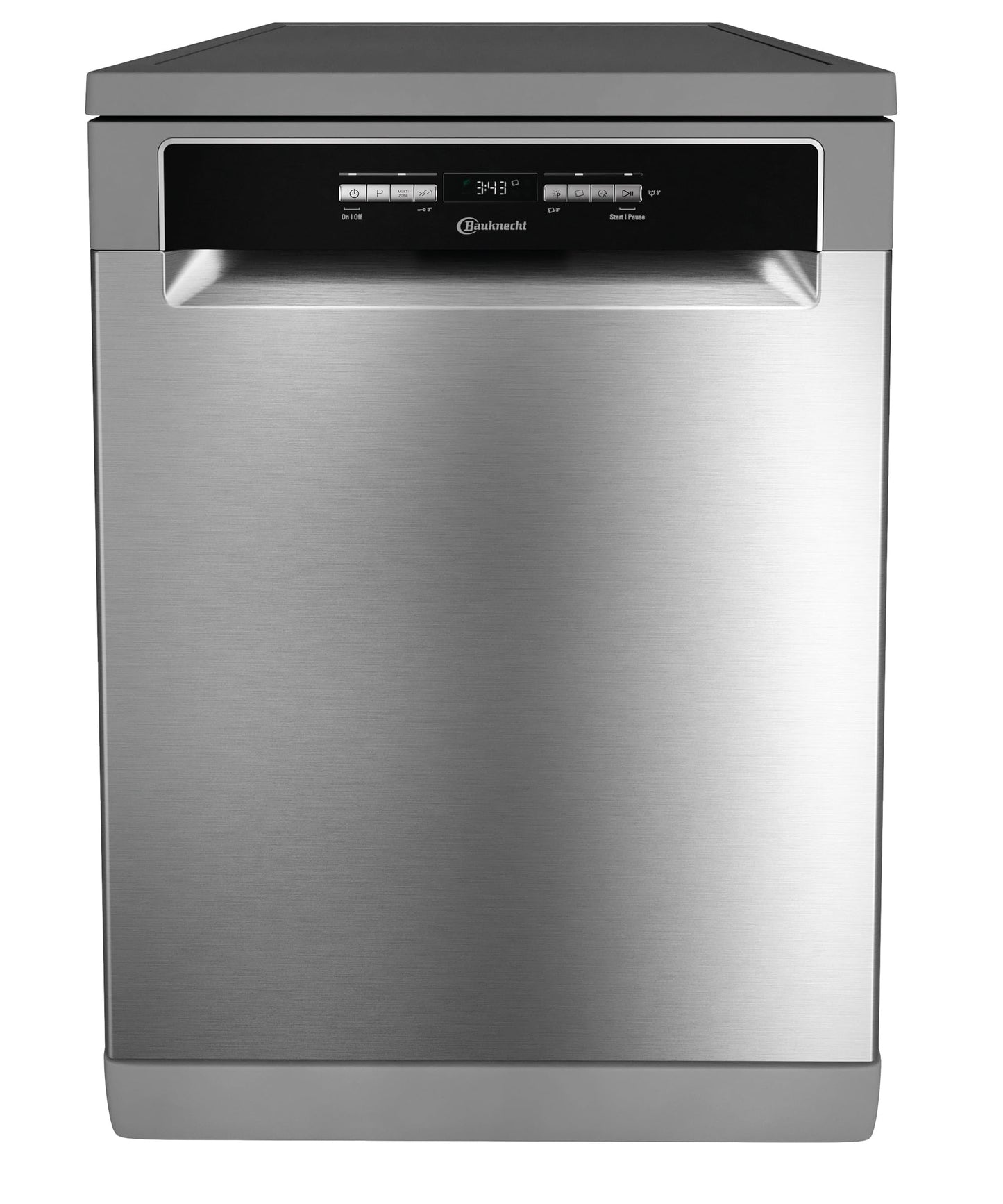 Bauknecht BK4UB14BN7A0X Undermount Dishwasher, 60 cm, ActiveDry Automatic Door Opening System, Delay Start, MultiZone, Separate Top or Bottom Basket Sink, Cutlery Drawer, Flexible Loading