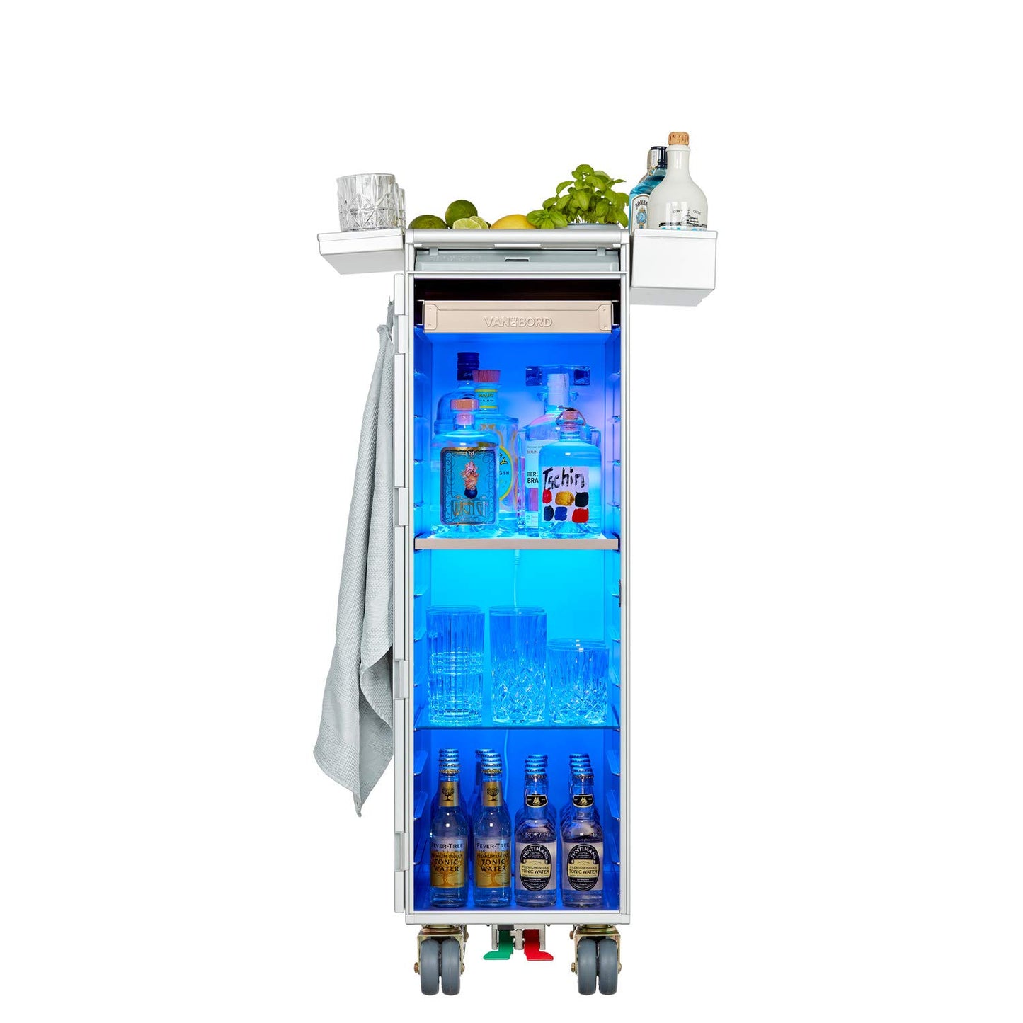 VanDeBord Equipment Package Bar, Accessories for Airline Trolleys, Aircraft Trolley Bar (Aluminium, KSSU)