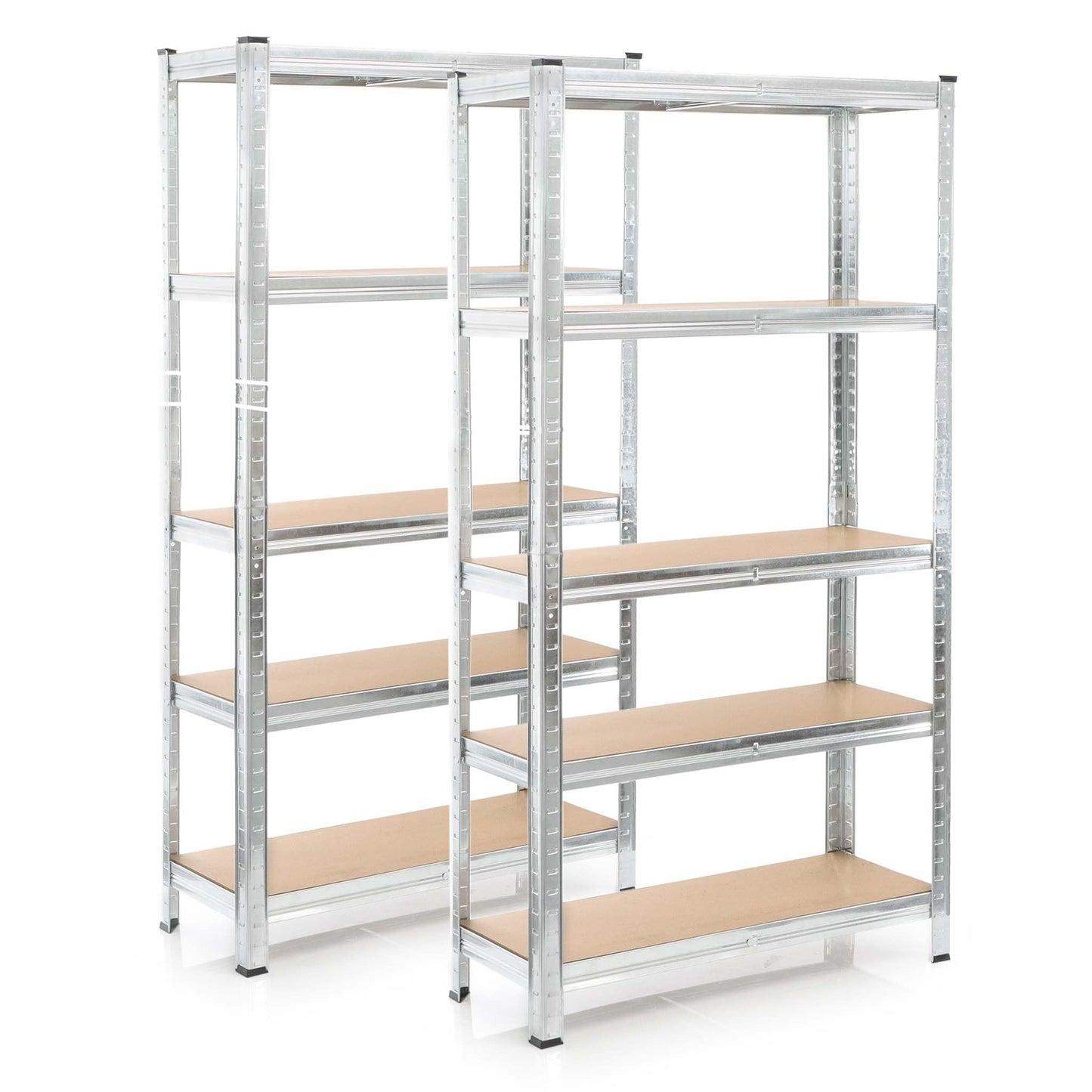 Wiltec Heavy Duty Shelving Unit 160 x 60 x 180 cm, 175 kg Shelf, Galvanised Steel, Load Shelving Unit with 4 Shelves, Workshop Shelving