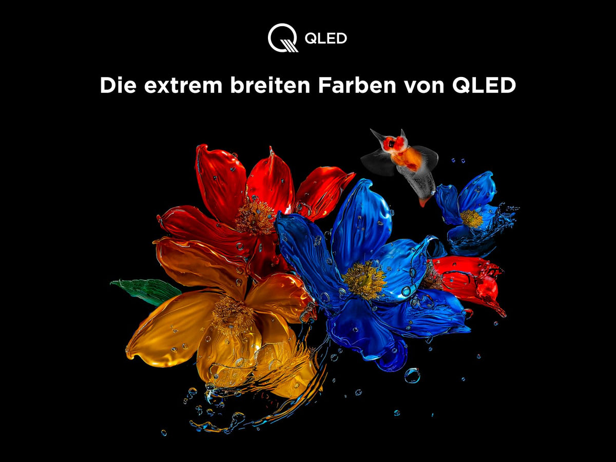 TCL 43T69C 43 Zoll QLED, Direct LED TV, 4K HDR TV, Smart Google TV (Dolby Vision & Atmos, Game Master, Motion Clarity, Kompatibel mit Google Assistant & Alexa)