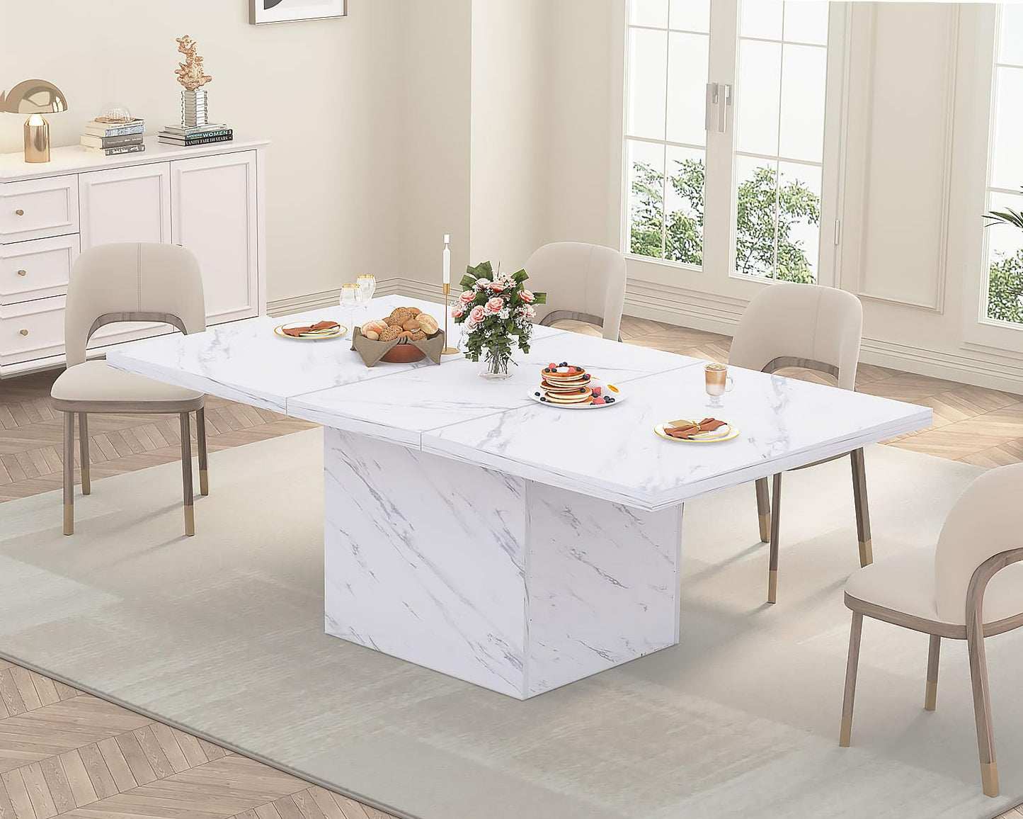 HSH Modern Black Dining Table1