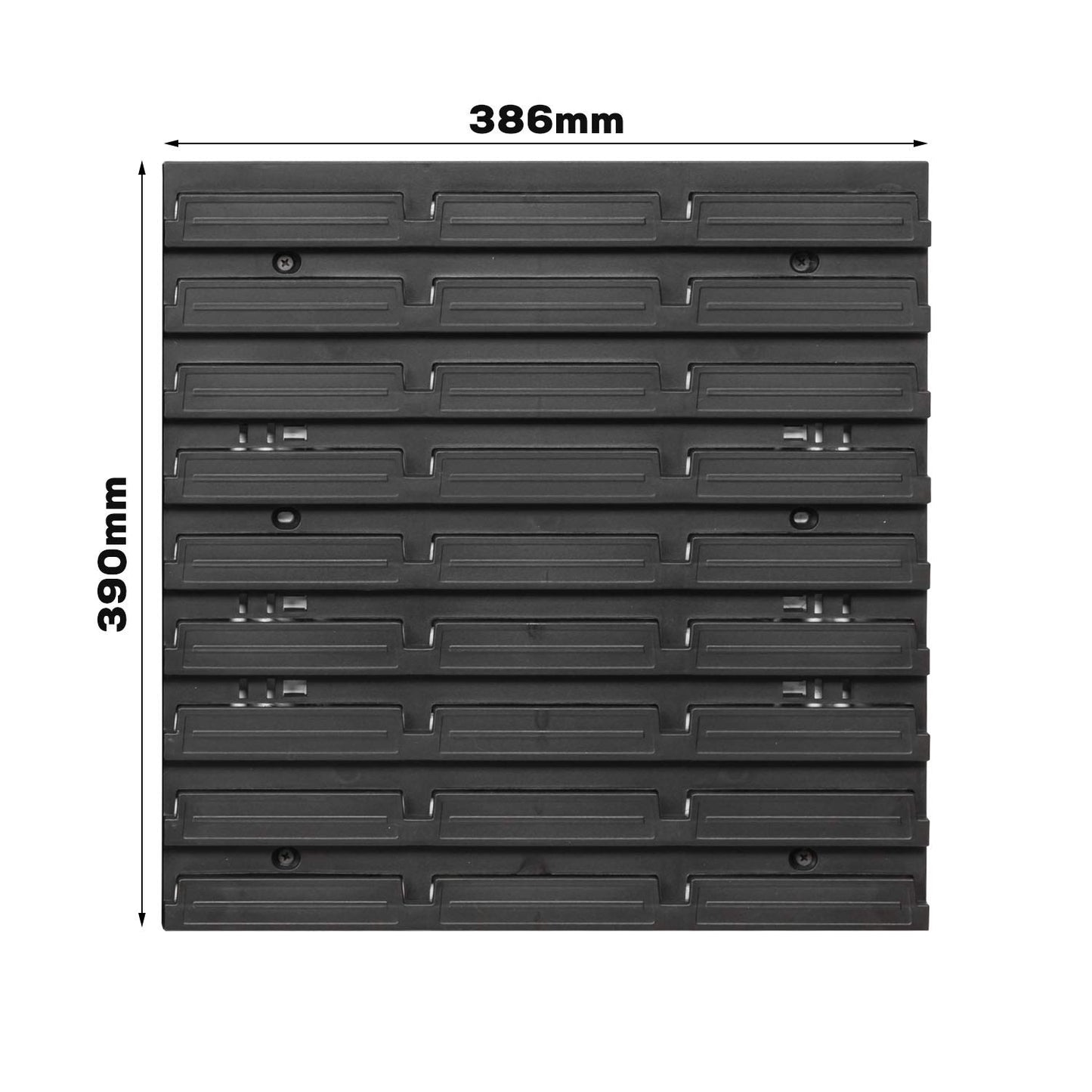 PAFEN Storage System Tool Wall 772 x 780 - Set Tool Holder and Stacking Boxes - Wall Shelf Workshop Shelf Chute Rack