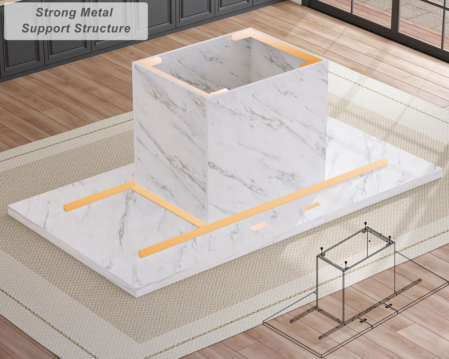 HSH Modern Black Dining Table1