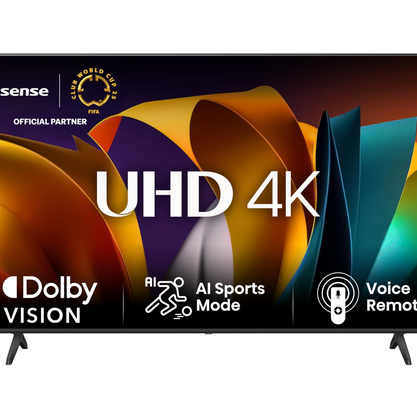 Hisense 40E4QT Fire Viewer, 40 Inches, DLED, Smart TV, Game Mode, AI Sports Mode, Dolby Audio, Dolby MS12, DTS Virtual X, HDR10, HLG, Full HD, High Contrast, Noise Reduction [2025]