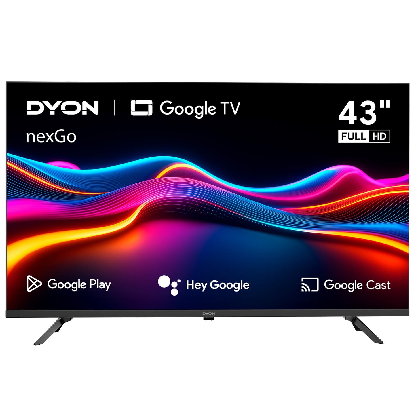DYON iGoo-TV 50U-2 - 50 Inch (126 cm) 4K Ultra HD Smart TV with Google TV, HDR10, Triple Tuner (DVB-S2/C/T2), WiFi, Bluetooth, Google Assistant, Netflix, Prime Video, [2025 Model]