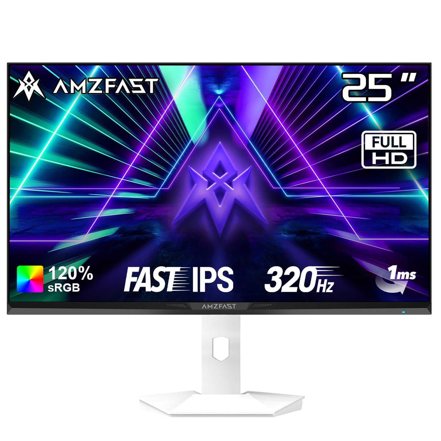 Amzfast 27 Zoll Curved Gaming Monitor - 180Hz, FHD(1920x1080), VA 1500R, 1ms GtG, sRGB 130%, DCI-P3 95%, HDR, Adapive Sync, Blaulichtfilter, VESA 100 * 100, HDMI 1.4/DP 1.2 mit HDMI-Kabel - AMZG27C1