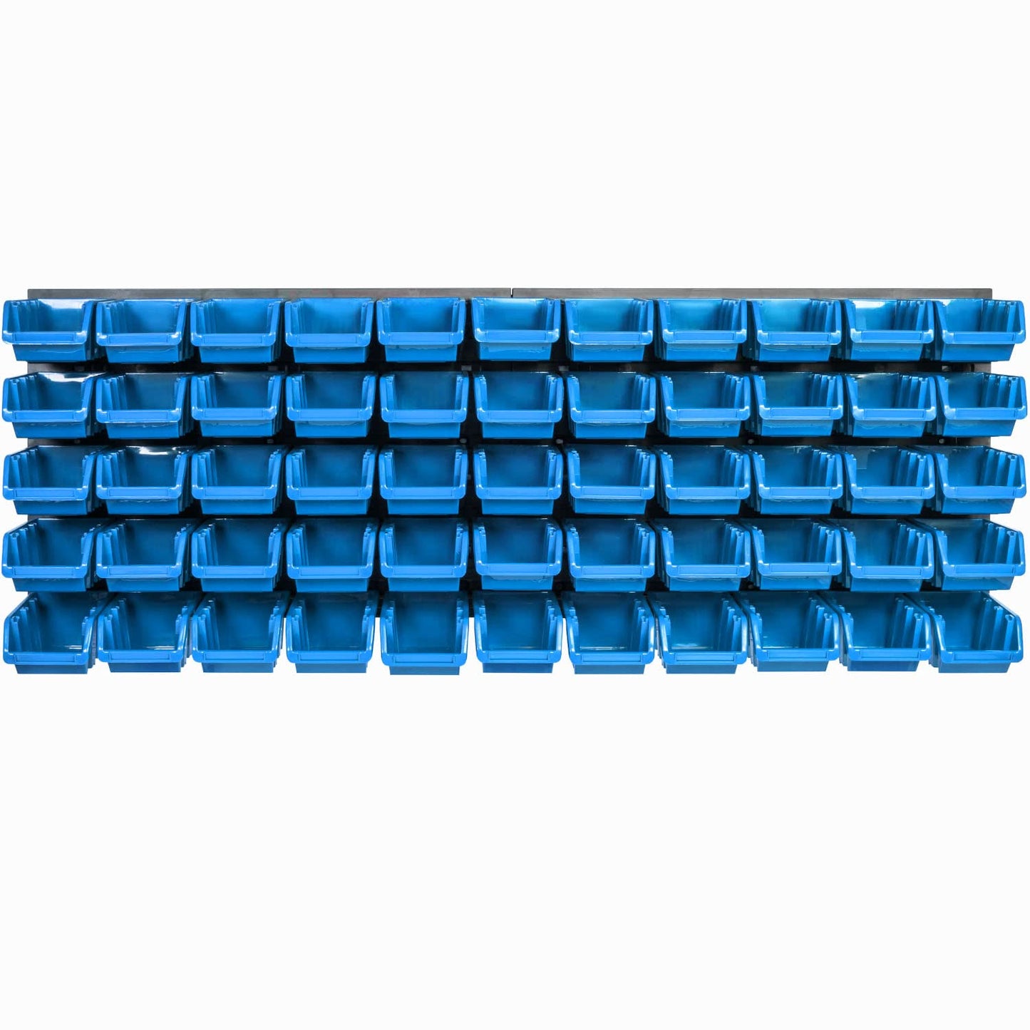 Storage System Wall Shelf 1152 x 390 mm | Pack of 55 | Stacking Boxes Storage Boxes | Extra Strong Wall Plates | Shelf Expandable | Workshop Shelf Storage Shelf Workshop Wall Shelf Boltless Shelf