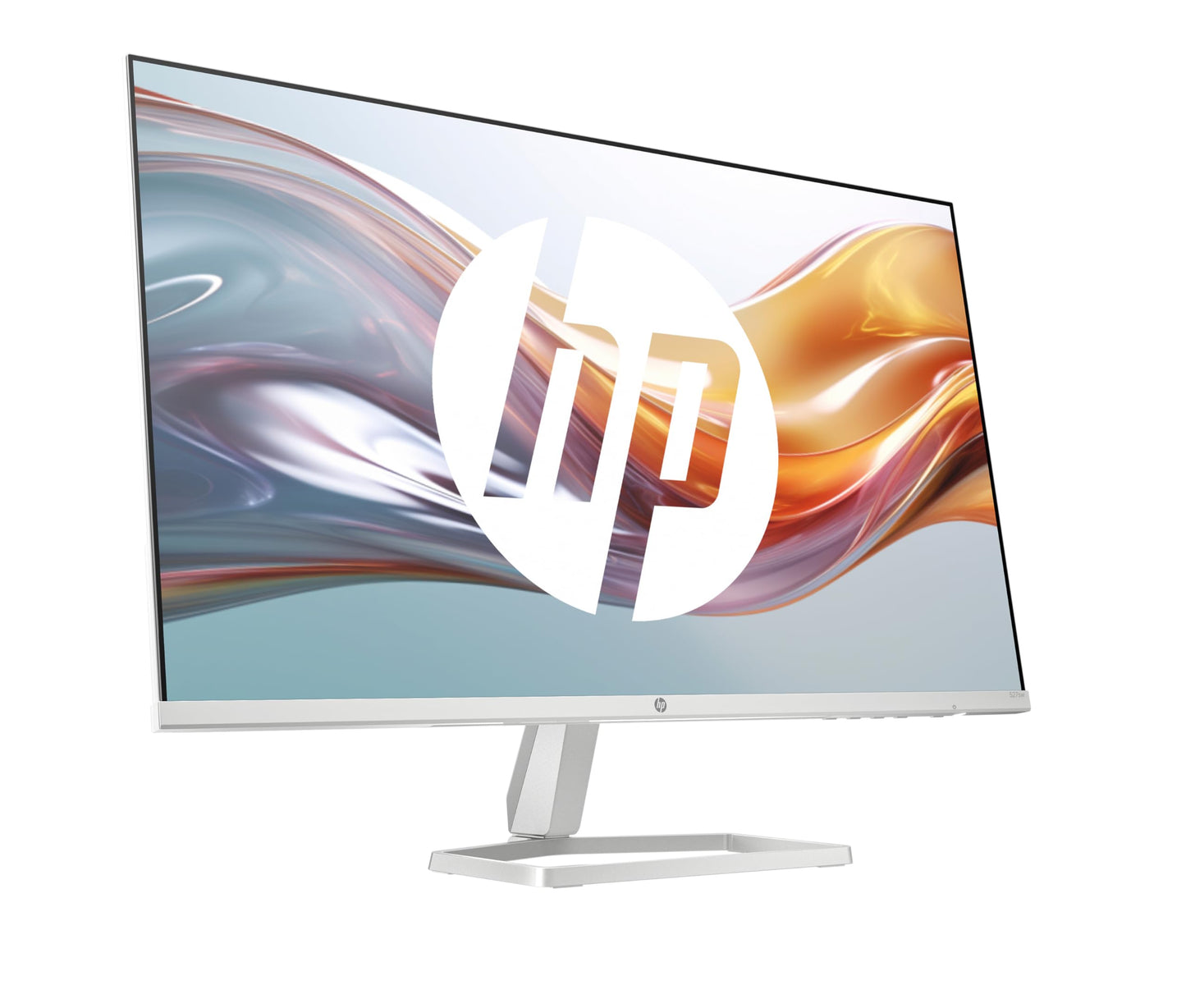 HP Series 5 527sa FHD IPS Monitor with Speakers | 68.6 cm (27 Inch) | 100Hz | 1500:1 Contrast | 99% sRGB | Dual HDMI 1.4 | VGA | Audio Out/Input | Anti-Glare | Tiltable | Sustainable | White