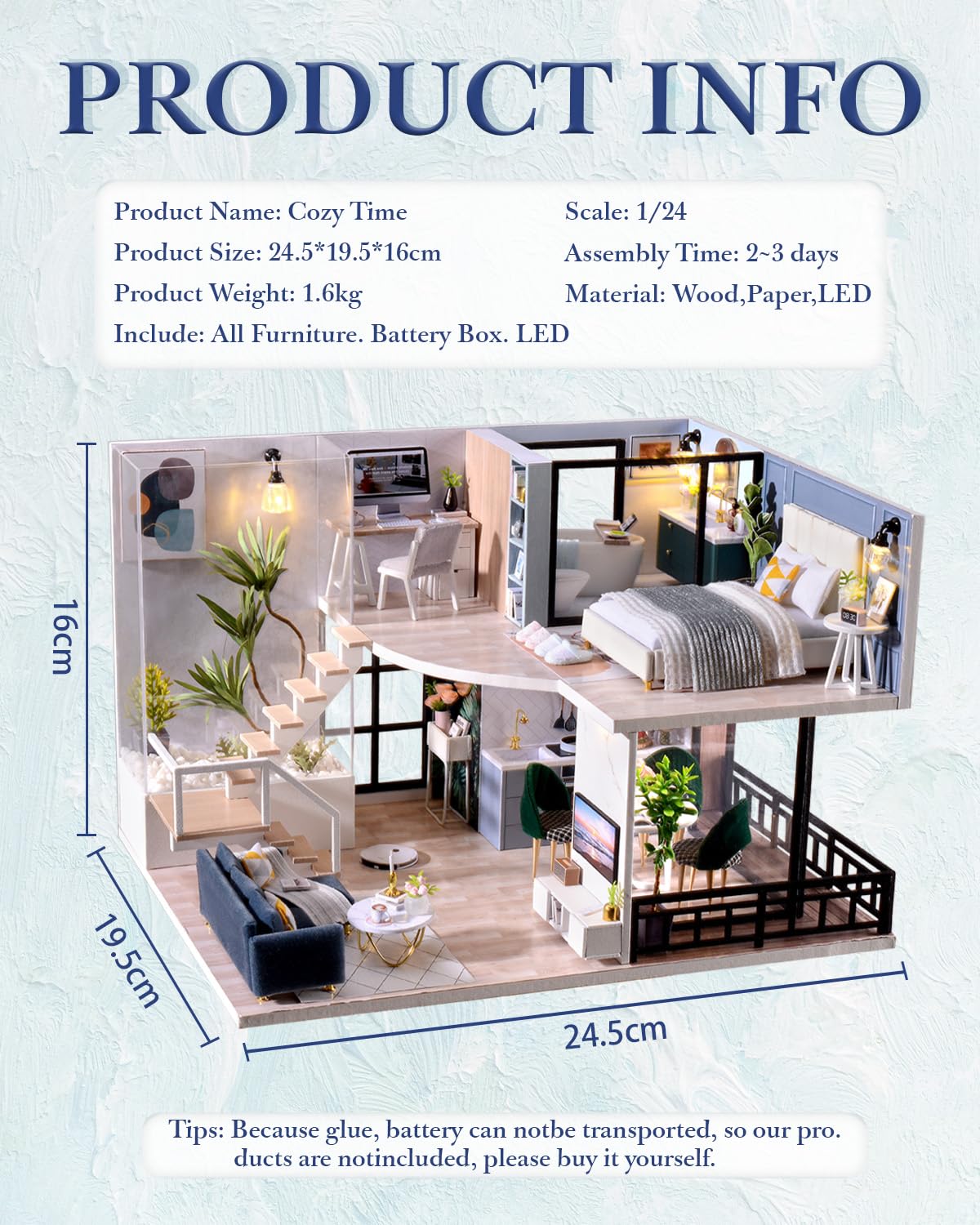 Endless Limit DIY Miniatur Haus Bausatz für Erwachsene,Puppenhaus Gewächshaus mit LED Licht,3D Puzzle Buchstütze aus Holz Modellbausatz Bastelset Bücherregal Deko Geschenken (Rose Garden Tea House)