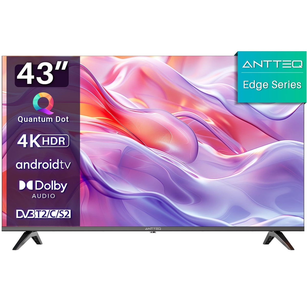 AB50D1 Fernseher 50 Zoll (TV 127 cm), Dolby Audio, LED, Triple Tuner DVB-C / T2 / S2, CI+, HDMI, Mediaplayer per USB, digitaler Audioausgang, incl. Hotelmodus