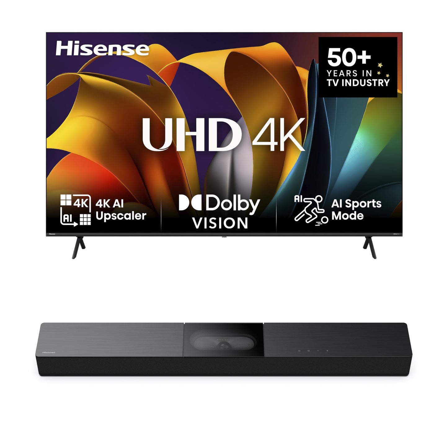Hisense 40E4QT Fire Viewer, 40 Inches, DLED, Smart TV, Game Mode, AI Sports Mode, Dolby Audio, Dolby MS12, DTS Virtual X, HDR10, HLG, Full HD, High Contrast, Noise Reduction [2025]