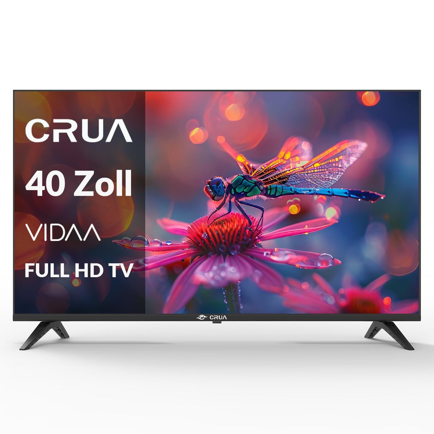 VIDAA Smart TV, 127 cm (50 Inch) TV, 1920 x 1080P Full HD TV, LED TV with HDMI/USB/AV IN/Triple Tuner DVB-T2/T/C/S2/Compact and Smart for Your Home, Black [Energy Class E]