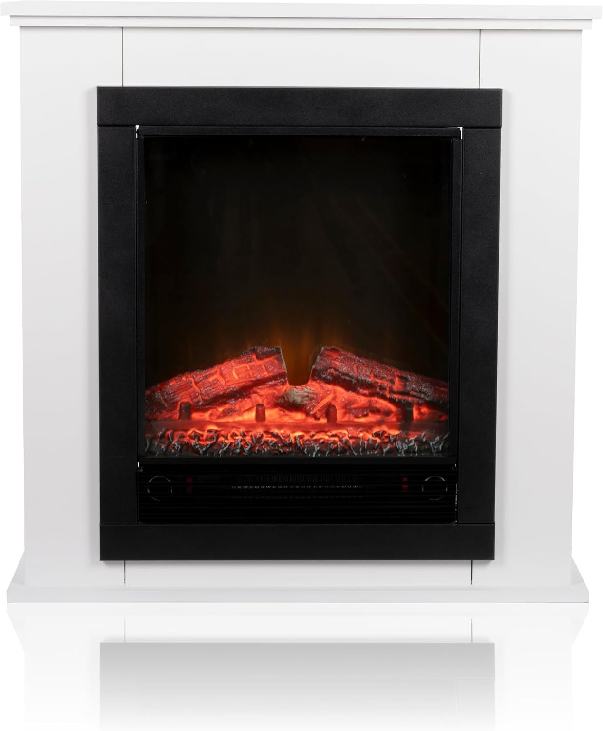 54211 Chicago Heater LED Electrical fireplace 1800 W - 67 x 23 x 62 cm - Black